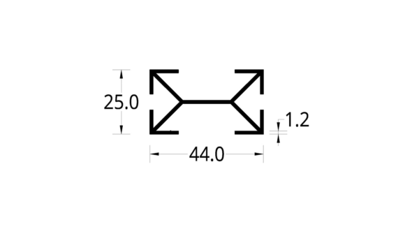 ESTRELLA DIVISION DE OFICINA (44  X 25) mm.