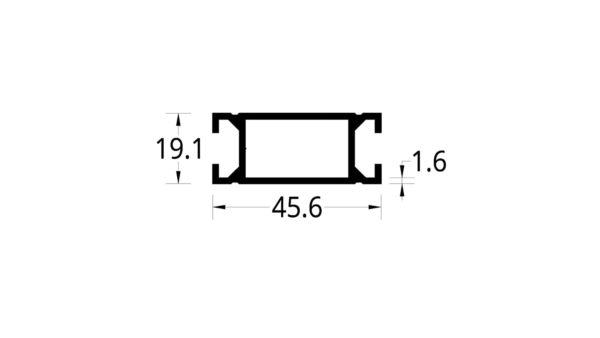 HORIZONTAL DIVISION DE OFICINA/FERIA (45 X 19) mm.