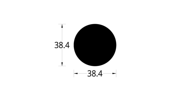 BARRA CIRCULAR (1 1/2)”  (38.4) mm.