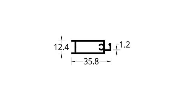 ANJEO PERIMETRAL (35.8 X 12.4) mm.