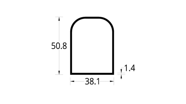 PASAMANOS (50.8  X  38.1) mm.