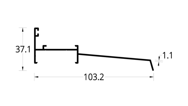 SILLAR ALFAJIA VP 3831 (103.2 X 37.1) mm.