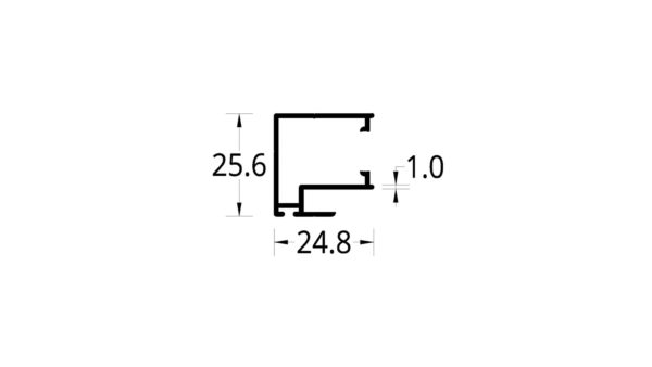 ENGANCHE  V.C. 4020/5020 (24.8 X 25,6) mm.