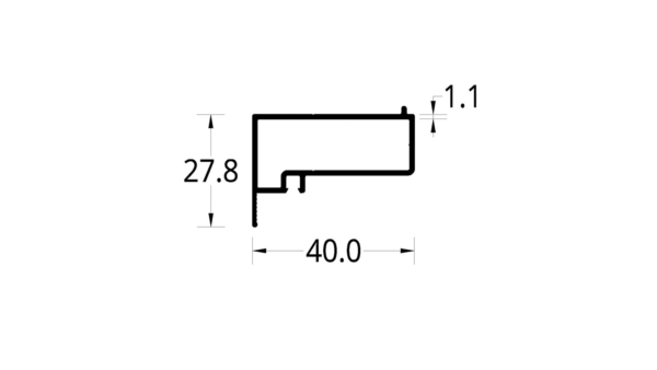 DIVISOR PANORAMICO ASTRAL 1.6 (40 X 27.8) mm.