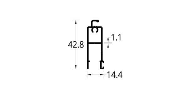 PERIMETRAL ANJEO (14.4 X 42.8) mm.