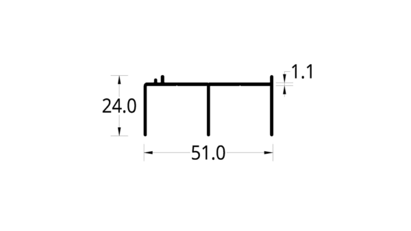 CABEZAL ASTRAL 1.7/2.0 (51 X 24) mm.